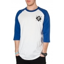 Koszulka Cult Faded 3/4 Sleeve White / Blue